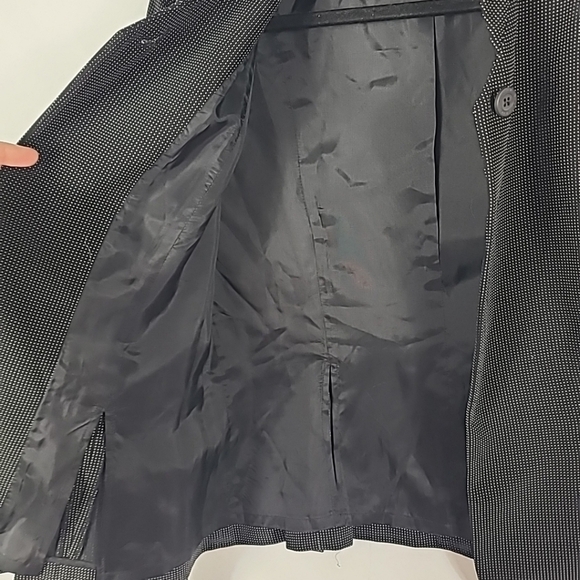 NEW Anne Klein Women's Polka Dot Blazer Black Sz 12 NWT Retail $170 - Picture 5 of 11